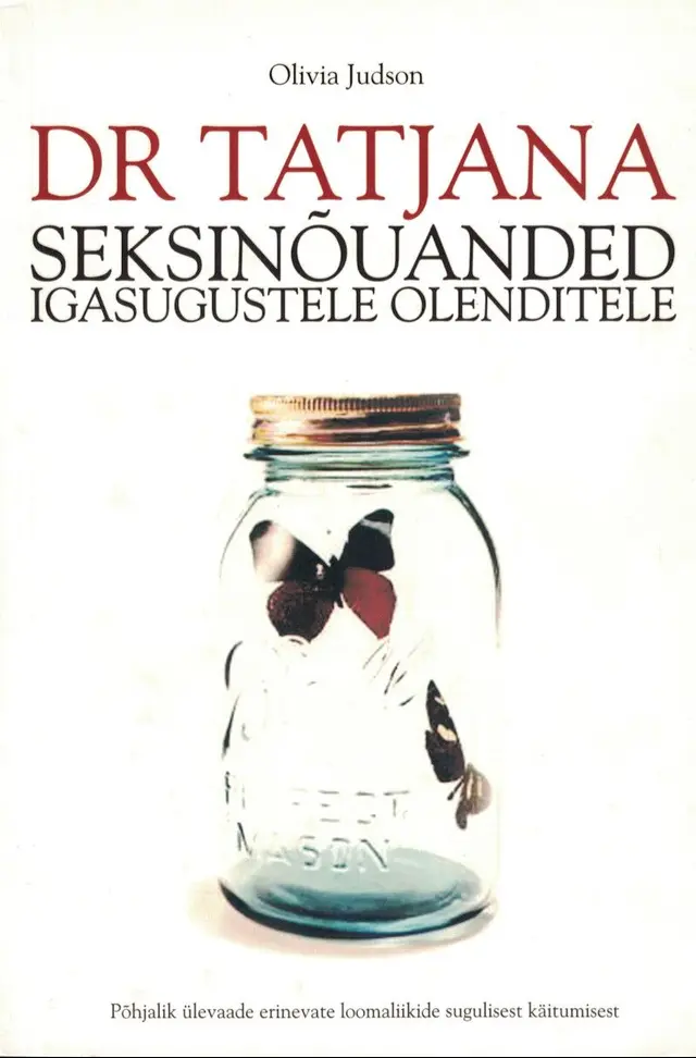 Estonian edition cover of Dr Tatiana’s Sex Advice to All Creation
